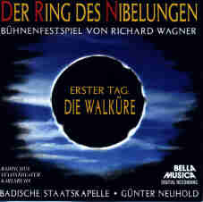 DIE WALKÜRE, Sieglinde / Badische Staatskapelle, Günter Neuhold, BELLA MUSICA 4 CD 31.2142-45 (BOX 10002)